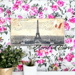 Paris Eiffel Tower Front License Plate Home Wall Art Decor NWT